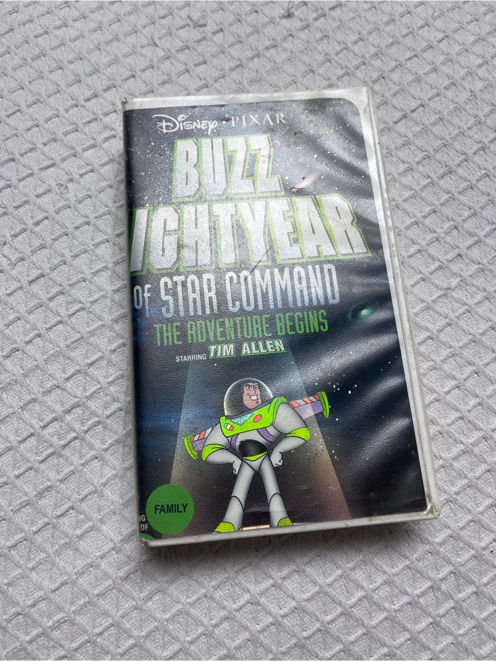 Disney Pixar Buzz Lightyear of Star Command VHS - Black & Green Cover